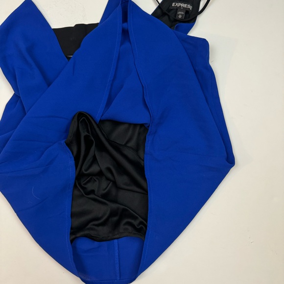 EXPRESS Dark blue blouse - Picture 5 of 5